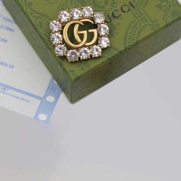 Gucci-White-Crystal-Marmont-Brooch-J-M-103
